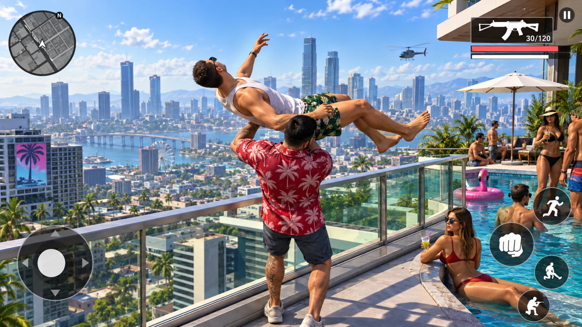 Miami Gangster Crime Mafia 3D screenshot